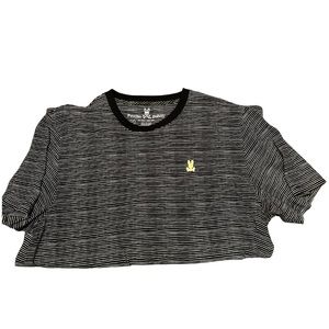 Psycho bunny MENS LUCAS HAND DRAWN STRIPE TEE